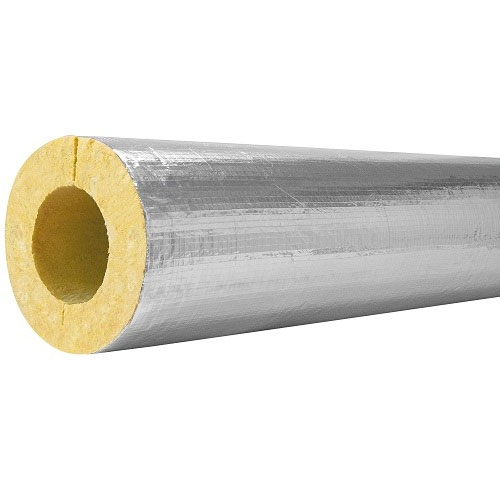 Цилиндр теплоизоляционный K-FLEX K-ROCK ALU 30x057-1 Ду57 материал —  минеральная вата, толщина — 30 мм, длина —  1 метр