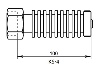 Охлаждающие элементы Broen KS-4 Ду1, на температуру от +150 до +250С