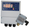 Датчик избыточного давлния на газ ПРОМА ИДМ-016 ДИ-НВ 0.25, настенное исполнение с выносным датчиком, количество выходных реле - 4, диапазон измерений давлений 0,25-0,06КПа