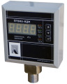 Датчик разности давлений на жидкость ПРОМА ИДМ-016 ДД(Ж)-Р 10, рабочее давление 2.5МПа, штуцерное исполнение, количество выходных реле - 4, напряжение - 24В, диапазон измерений давлений 10-2,5КПа