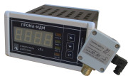Датчик разности давлений на жидкость ПРОМА ИДМ-016 ДД(Ж)-ЩВ 40, рабочее давление 2.5МПа, щитовое исполнение с выносным датчиком  количество выходных реле - 4, диапазон измерений давлений 40-10КПа