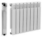 Радиатор алюминиевый THERMA Q1 500/80 8 секций, боковое подключение
