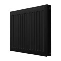 Радиатор панельный Royal Thermo COMPACT C11-500-1500 Noir Sable 1.794 кВт настенный, присоединение резьбовое - 1/2″, подключение - боковое, универсальное, стальной, цвет - черный