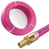 Труба из сшитого полиэтилена Rehau Rautitan pink Дн16 отопительная толщина стенки 2.2 мм Ру10, SDR7.4, розовая, прямой отрезок 6 м