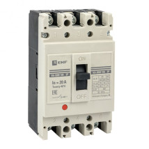 Автоматический выключатель трехполюсный EKF PROxima ВА-99М 3Р 5ln 630/630А, сила тока 630А, отключающая способность 50 кА