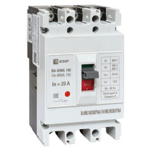 Автоматический выключатель трехполюсный EKF Вasic ВА-99М 3Р 800/800А, сила тока 800А, отключающая способность 50 кА