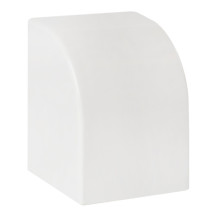 Заглушка EKF Plast 15х10 комплект из 4 шт, материал – ПВХ, цвет - белый